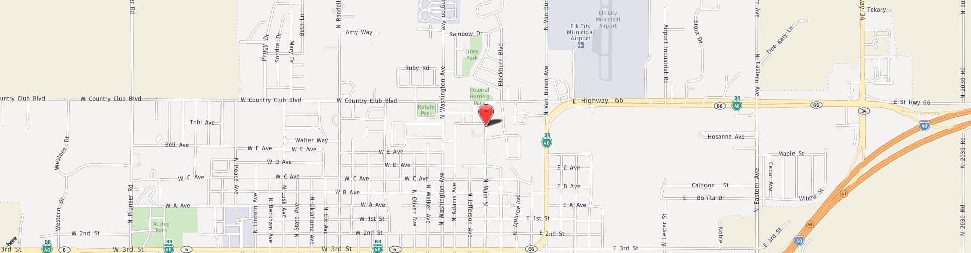 Location Map: 1020 N Elk City, OK 73644
