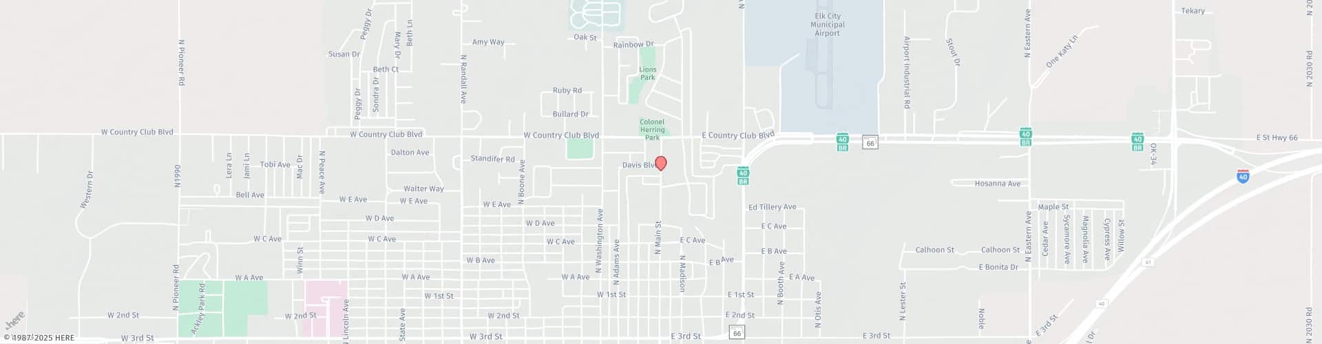 Location Map: 1020 N Elk City, OK 73644